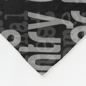 クロスカントリーランナー超並外 フリースブランケット (角)