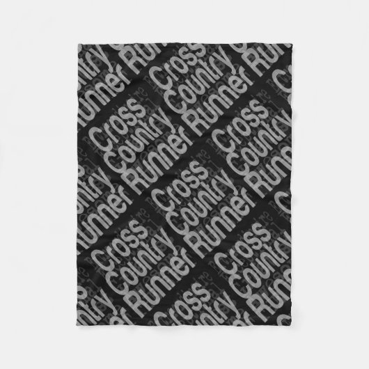 クロスカントリーランナー超並外 フリースブランケット (正面)