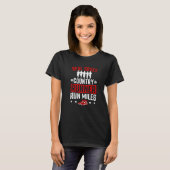 クロスカントリーランナ走ーマイル走ズ Tシャツ (正面フル)