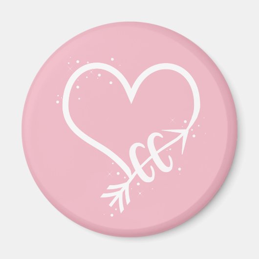 クロスカントリーランニングのマグネットギフトが大好き マグネット (正面)