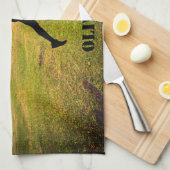 クロスカントリーランニングズのキッチンタオル キッチンタオル (四つ折り)