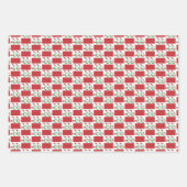 クロスカントリーランニングズ©ホリデーテーマ ラッピングペーパーシート (正面2)