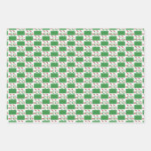 クロスカントリーランニングズ©ホリデーテーマ ラッピングペーパーシート (正面)