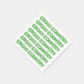 クロスカントリーランニング紙ナプキンス スタンダードカクテルナプキン (角)