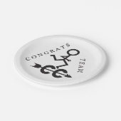 クロスカントリーランニング紙プレート ペーパープレート (アングル)