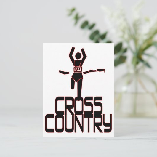 クロスカントリー仕上げラインランナー ポストカード (スタンド正面)