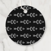 クロスカントリー走のシンボルメッセージカード フェイバータグ (裏面)