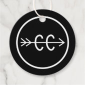 クロスカントリー走のシンボルメッセージカード フェイバータグ (正面)