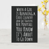 クロスカントリー走の装飾 ランナー スポーツチーム カード (黄色い花)