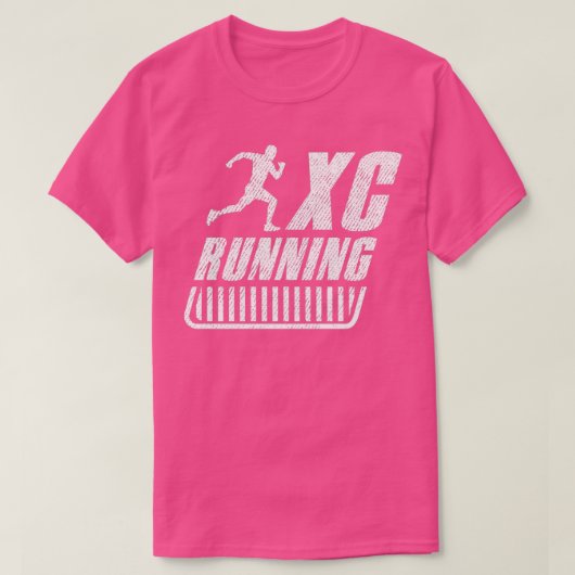 クロスカントリー走ス・カントリー・ランナー  Tシャツ (デザイン正面)