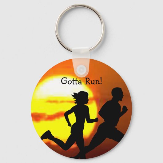 クロスカントリー走ス- SEPT - STAMP - SUNSET キーホルダー (正面)