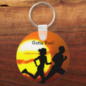 クロスカントリー走ス- SEPT - STAMP - SUNSET キーホルダー (正面)