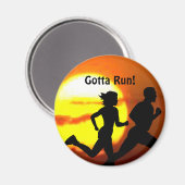 クロスカントリー走ス- SEPT - STAMP - SUNSET マグネット (正面/裏面)