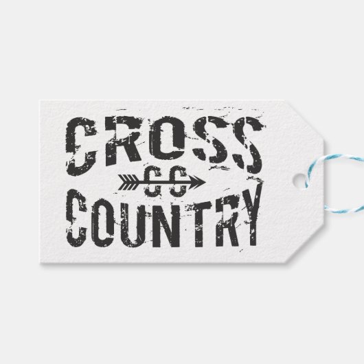 クロスカントリー ギフトタグ (正面(横))