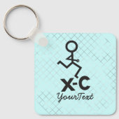 クロスカントリー – XCランニング キーホルダー (正面)