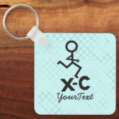 クロスカントリー – XCランニング キーホルダー (正面)