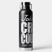 クロスカントリーADD文字ランニングランナーのチームプレーヤー ウォーターボトル (正面)