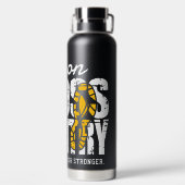 クロスカントリーADD文字ランニングランナーのチームプレーヤー ウォーターボトル (背面)