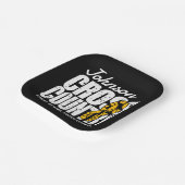 クロスカントリーADD文字ランニングランナーのチームプレーヤー ペーパープレート (傾斜あり)