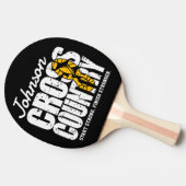 クロスカントリーADD文字ランニングランナーのチームプレーヤー 卓球ラケット (横)