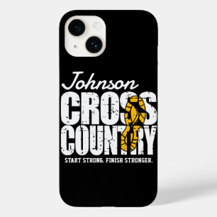 クロスカントリーADD文字ランニングランナーのチームプレーヤー Case-Mate iPhone 14ケース