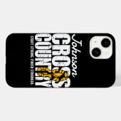 クロスカントリーADD文字ランニングランナーのチームプレーヤー Case-Mate iPhoneケース (裏面 (横))