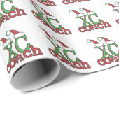 クロスカントリーXCコーチ – クリスマスホリデー ラッピングペーパー (ロールコーナー)