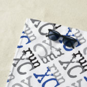 クロスカントリーXCモノグラ走ムブルービーチタオル ビーチタオル (インサイチュ)