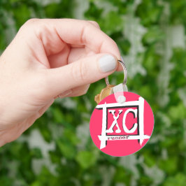 クロスカントリーXCランナー キーホルダー