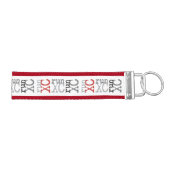 クロスカントリーXCリス走トのキーチェーンのパーソナライズ リストバンドキーホルダー (鍵右)