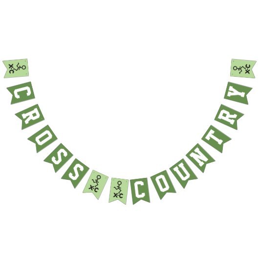 クロスカントリーXC走のバンティングバナー バンティングフラッグ (全)