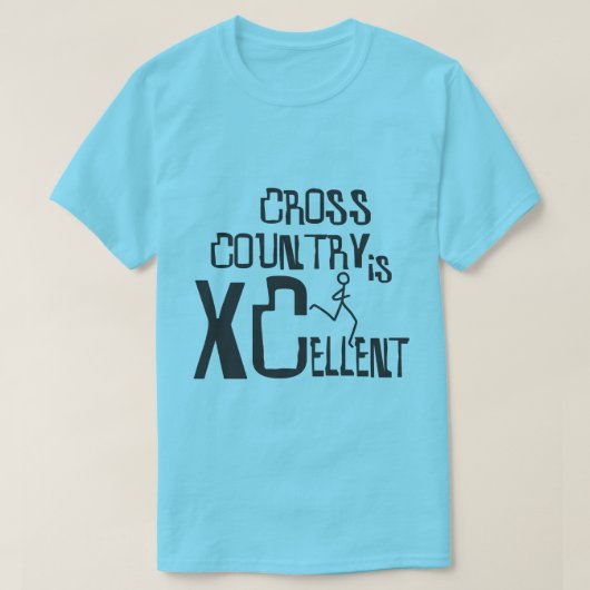 クロスカンランニングトのTシャツはXCeller Tシャツ (デザイン正面)