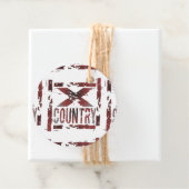 クロスカンランニングトのX国メッセージカード フェイバータグ (インサイチュ)