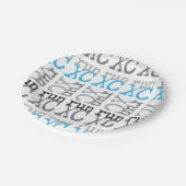 クロスカン走ト – Light Blue - XC 走 ペーパープレート (アングル)