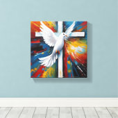 クロスキャンバス（光沢） キャンバスプリント (インサイチュ (ウッドフロア))