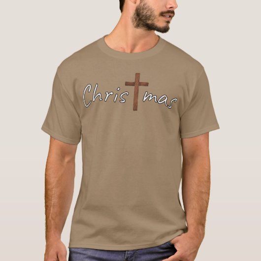 クロスギフト付きクリスマス Tシャツ (正面)