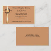 クロスクラウン教会の名刺 名刺 (正面/裏面)