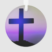 クロスクリスマスオーナメント オーナメント (裏面)