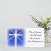 クロスクリスマスフォトカード シーズンカード (スタンド正面)