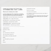 クロスグラデーションスカイクラウド聖なる書物、 経典教会の公報 (裏面)