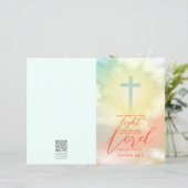 クロスグラデーションスカイクラウド聖なる書物、 経典教会の公報 (スタンド正面)