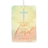 クロスグラデーションスカイ雲聖なる書物、 経典聖書 カーエアーフレッシュナー (正面)