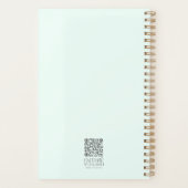 クロスグラデーションバイブル・バースパーソナライズされた プランナー手帳 (裏面)