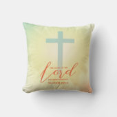 クロスグラデーション聖なる書物、 経典 クッション (正面)