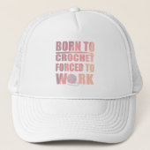 クロスケータギフトおもしろいクロシェ引用文 キャップ (正面)