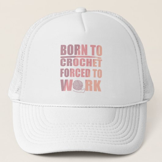 クロスケータギフトおもしろいクロシェ引用文 キャップ (正面)