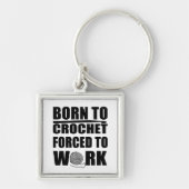 クロスケータギフトおもしろいクロシェ引用文 キーホルダー (正面)