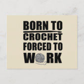 クロスケータギフトおもしろいクロシェ引用文 シーズンポストカード (正面)