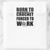 クロスケータギフトおもしろいクロシェ引用文 スクエアシール (バッグ)