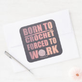 クロスケータギフトおもしろいクロシェ引用文 スクエアシール (封筒)